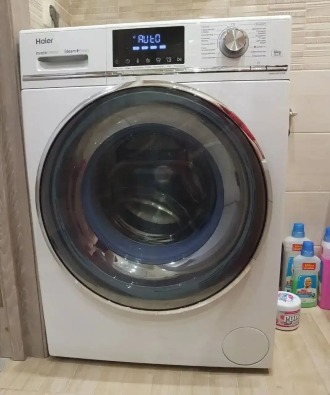 Продам телевизор Samsung Smart TV 4K 55" и стиральную машину Haier 6 кг