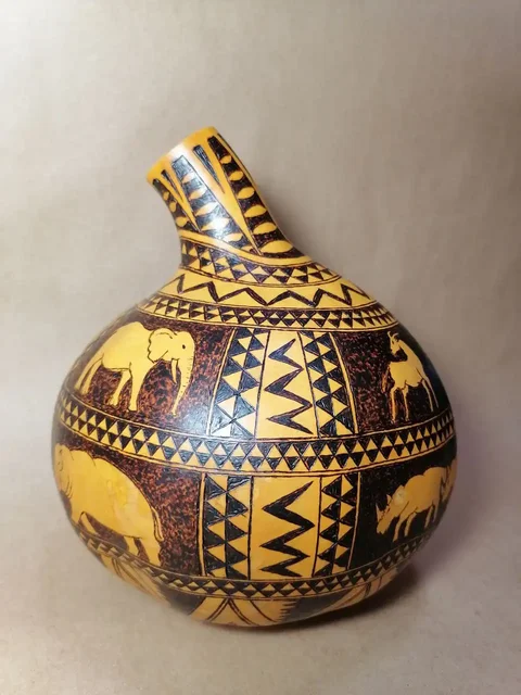 Ваза-артобъект "Саванна" из посудной тыквы - Хобби и отдых в Волгоград