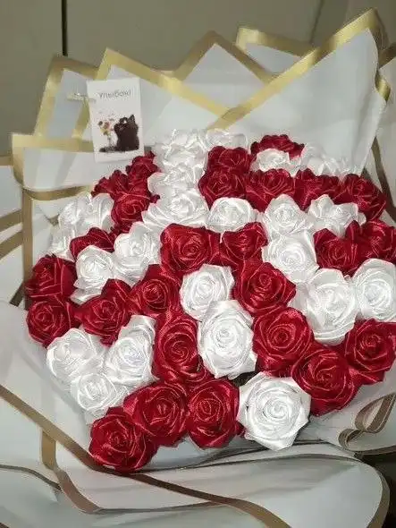 Цветы из атласных лент под заказ в Волгограде