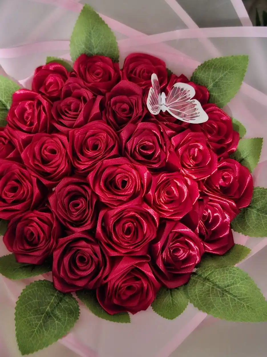 Цветы из атласных лент под заказ в Волгограде