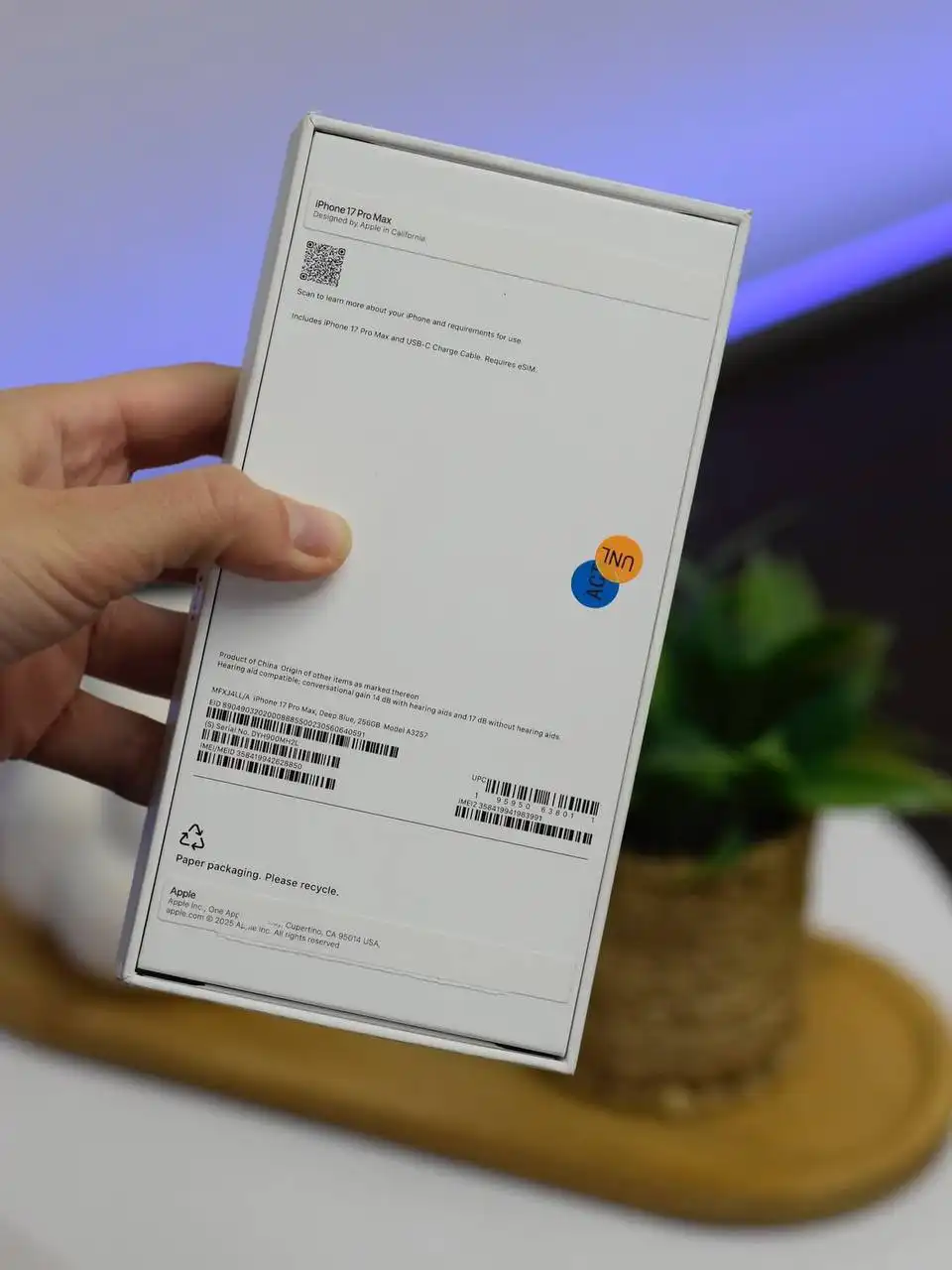 iPhone 17 Pro Max Deep Blue 256Gb - Смартфоны (Электроника) в Волгоград