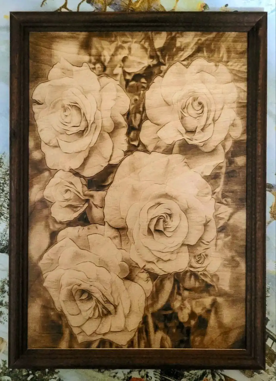 Ручная работа: выжженные картины и изделия из фанеры - Рукоделие и творчество (Хобби и отдых) в Новоаннинский