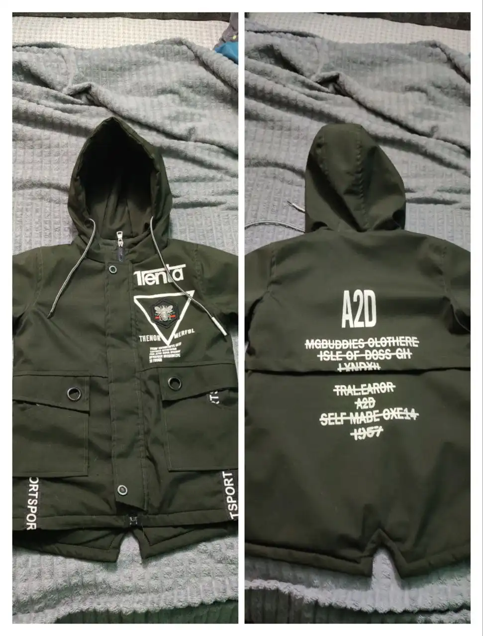 Зеленая куртка-парка для мальчика 134 см (9 лет) - Детская одежда (Одежда) в Волгоград