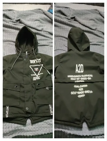 Зеленая куртка-парка для мальчика 134 см (9 лет) - Домашняя одежда в Волгоград