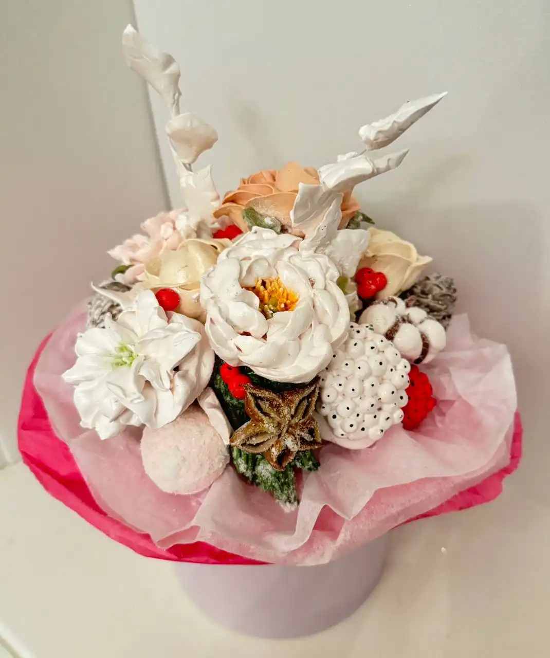 Зефирные Цветы ручной работы к праздникам - Рукоделие (Хобби и отдых) в Волгоград