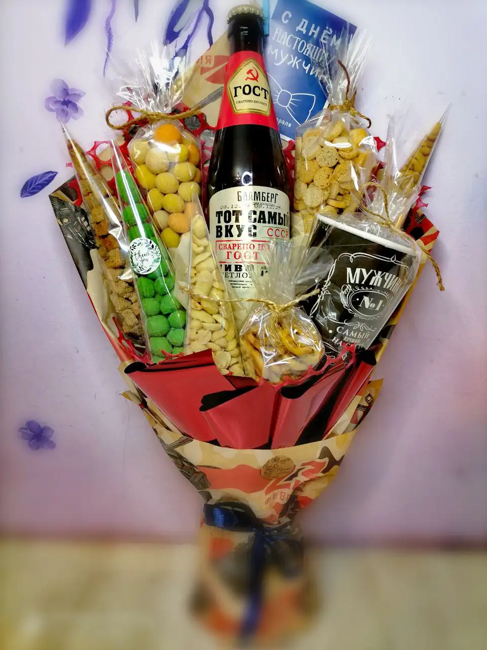 Эксклюзивный букет к 23 февраля - Съедобные букеты (Хобби и отдых) в Новоаннинский