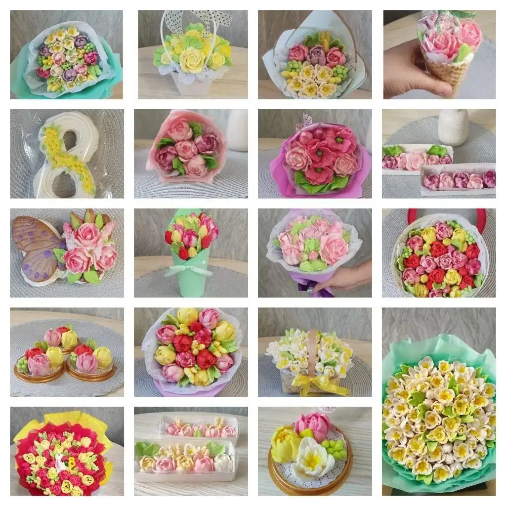 Композиции из зефира ручной работы на 8 марта - Рукоделие (Хобби и отдых) в Волгоград