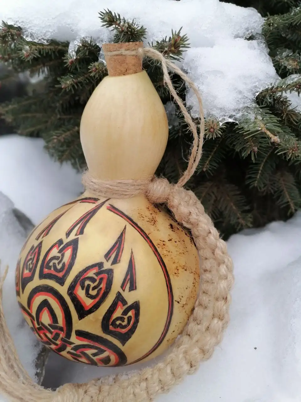 Фляжка Велес из посудной тыквы - Хобби и отдых в Волгоград