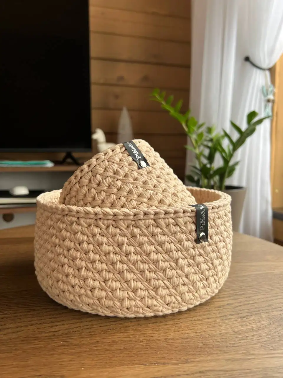 Набор вязаных корзинок для дома - Текстиль для дома (Для дома и дачи) в Волгоград
