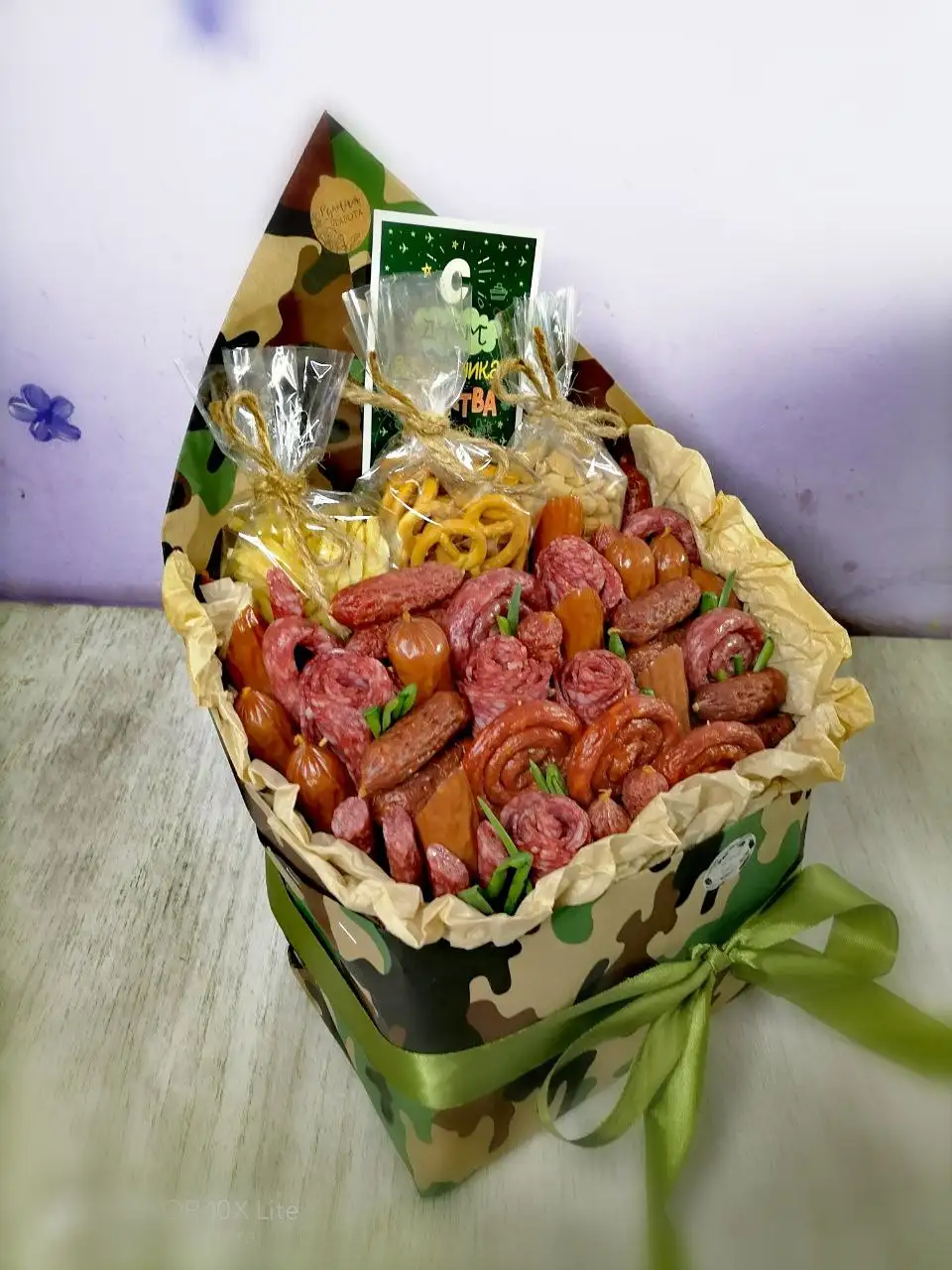 Закусочный конверт к празднику - Съедобные букеты (Хобби и отдых) в Новоаннинский