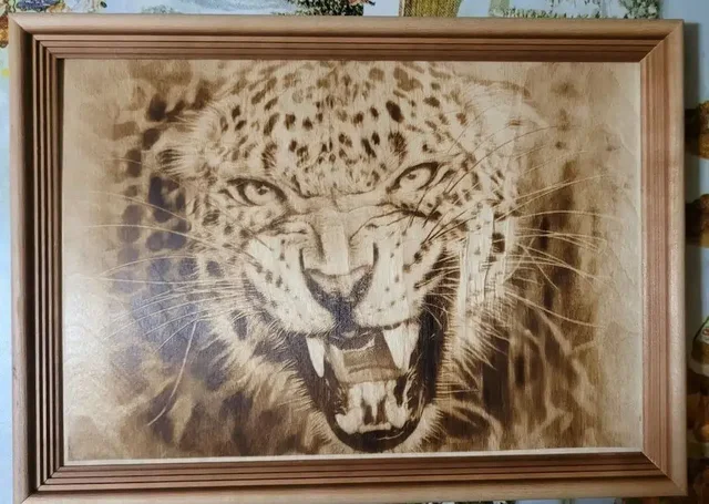 Выжженные картины и портреты по фото из фанеры ручной работы - частное объявление в Новоаннинский