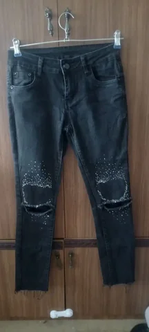 Новые джинсы со стразами размер 42-44 - Нижнее белье и одежда в Волгоград