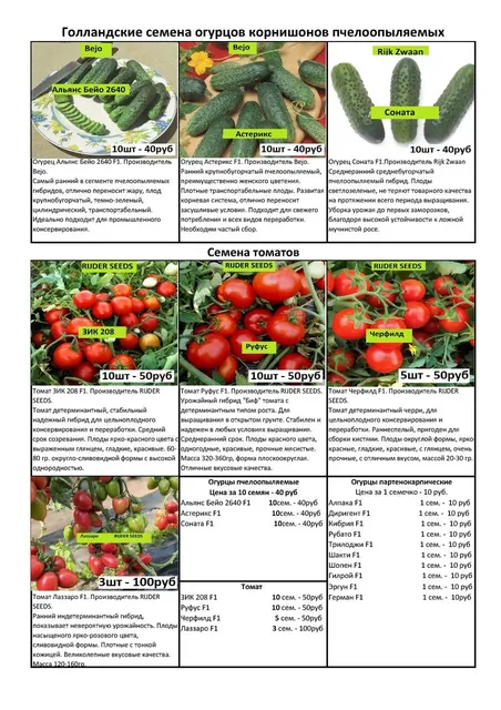 Продажа профессиональных семян огурцов и томатов - Отопление и климат в Волгоград