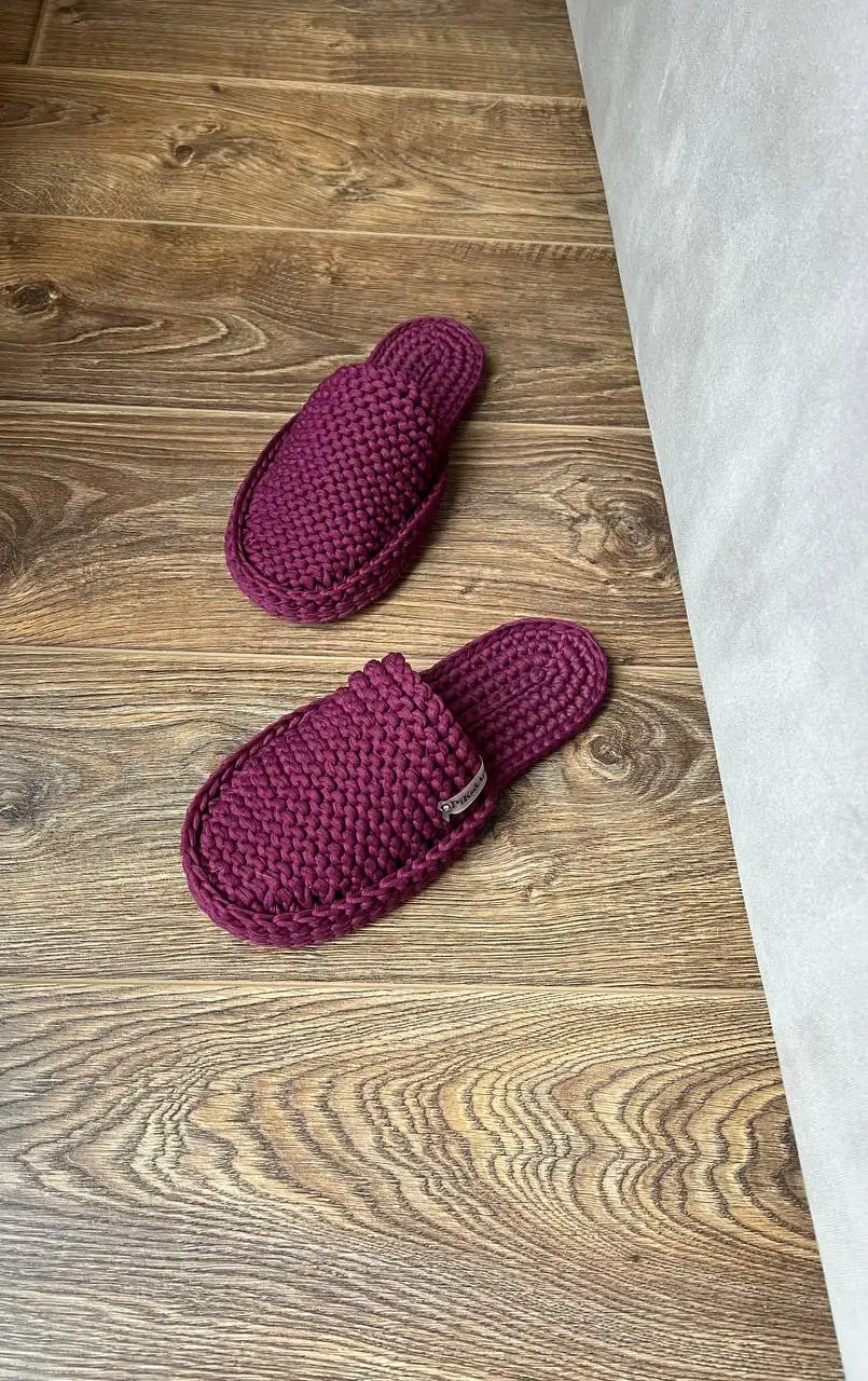 Тапочки в цвете Марсала - Обувь (Одежда) в Волгоград