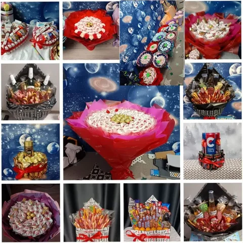 Запись на сладкие и колбасные букеты на 8 марта - Услуги в Красноармейский район