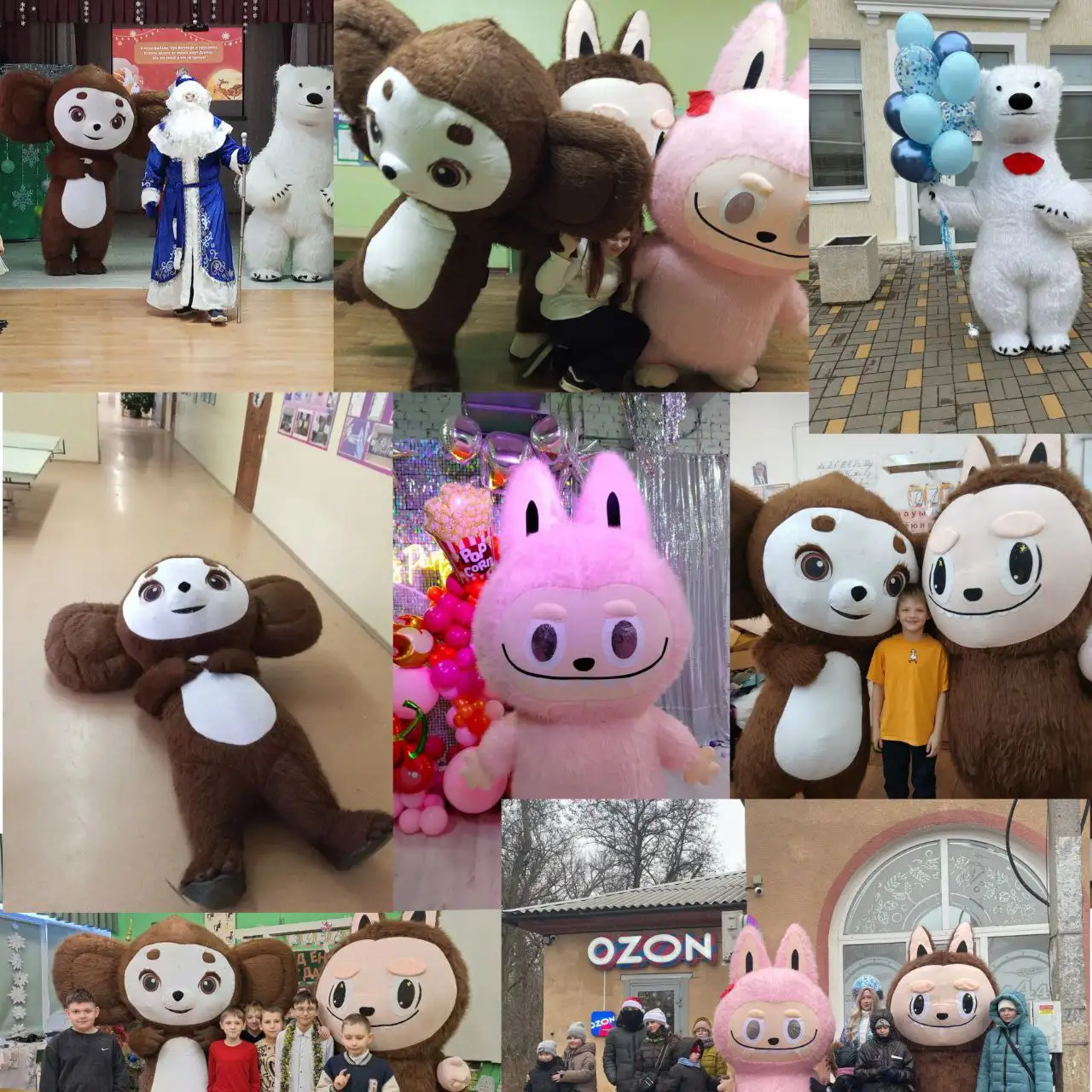 Услуги аниматоров Мишка Умка и друзья в Волгограде - Анимационные услуги (Услуги) в Волгоград