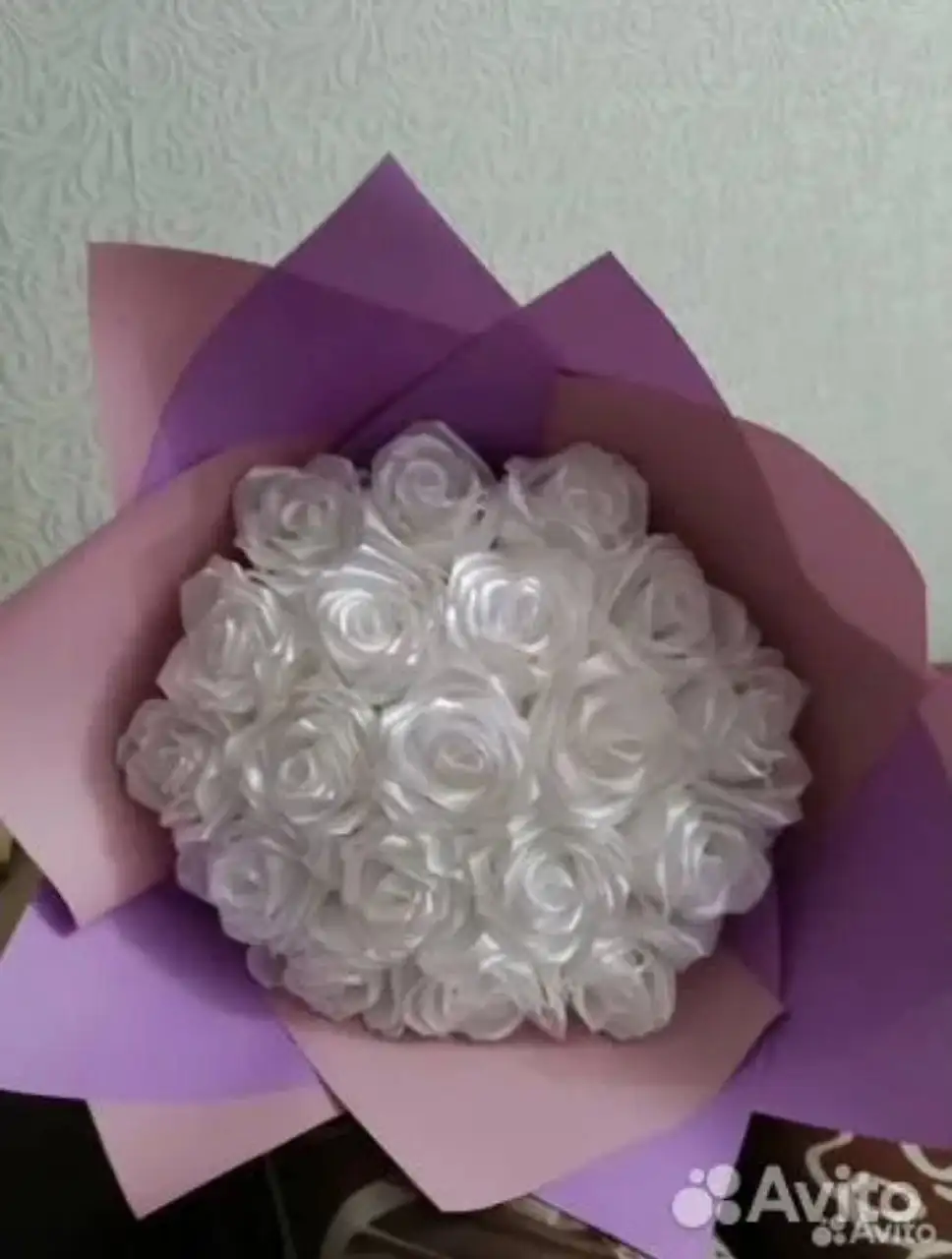 Букеты из атласных лент на заказ - Рукоделие (Услуги) в Волгоград