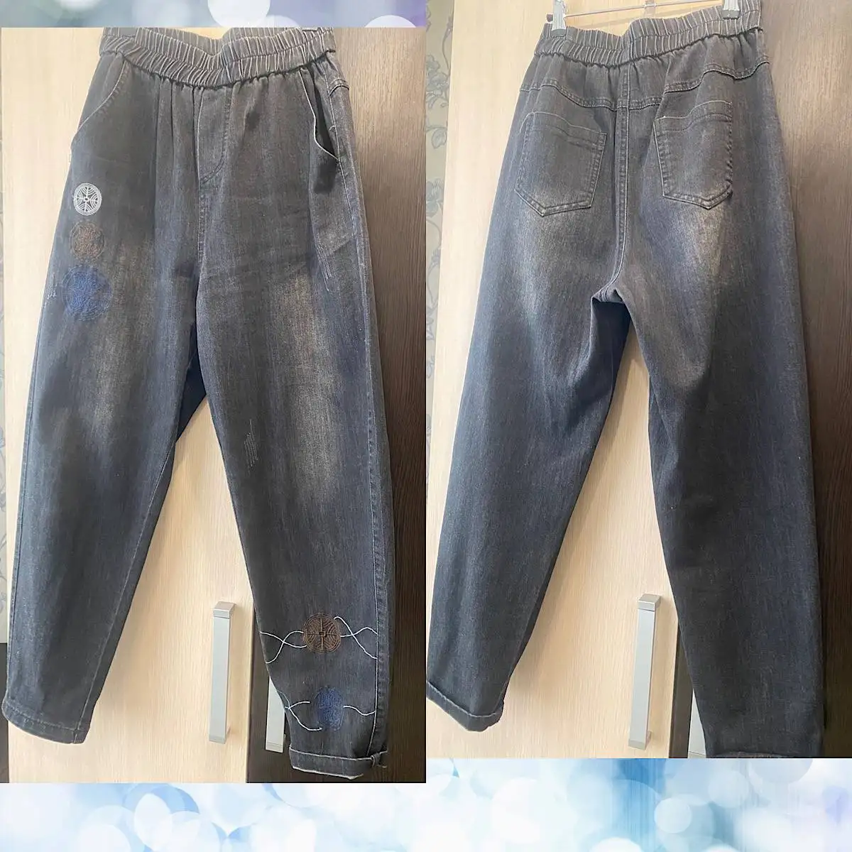 Джинсы размер 50 черные новые - Джинсы (Одежда) в Волгоград