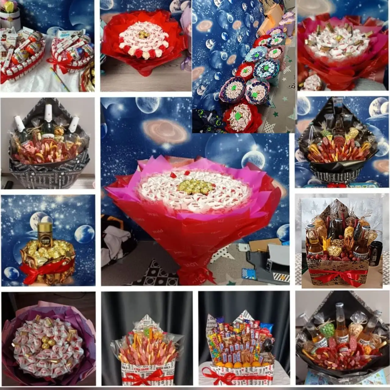 Сладкие и колбасные букеты на заказ - Кулинария (Услуги) в Волгоград