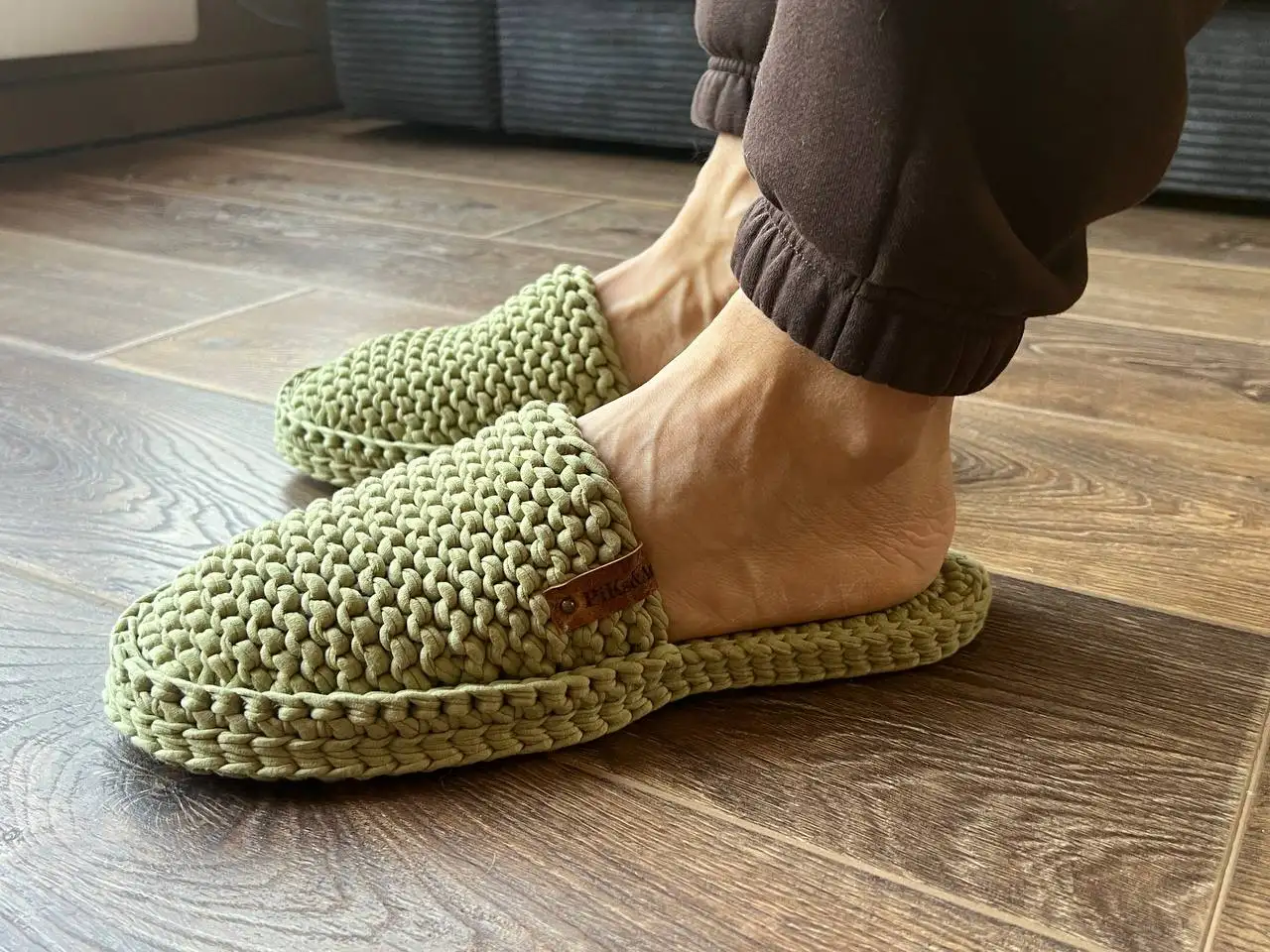 Мужские тапочки с массажной стелькой, размер 43/44 - Обувь (Одежда) в Волгоград