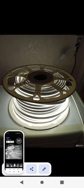 Продажа гибкого неона дневного света белого цвета - Освещение в Волгоград