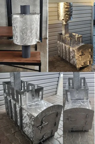 Печь для бани с ёмкостью из нержавеющей стали - Для дома и дачи в Волгоград