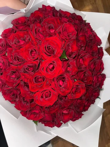 Букет из 51 свежей розы - Цветы в Волгоград