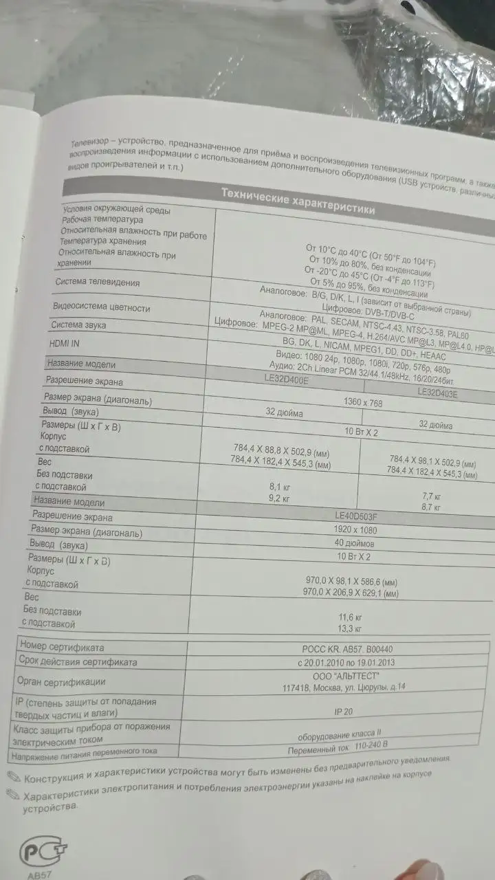 Телевизор 32 дюйма с дефектом экрана - Телевизоры (Электроника) в Волгоград