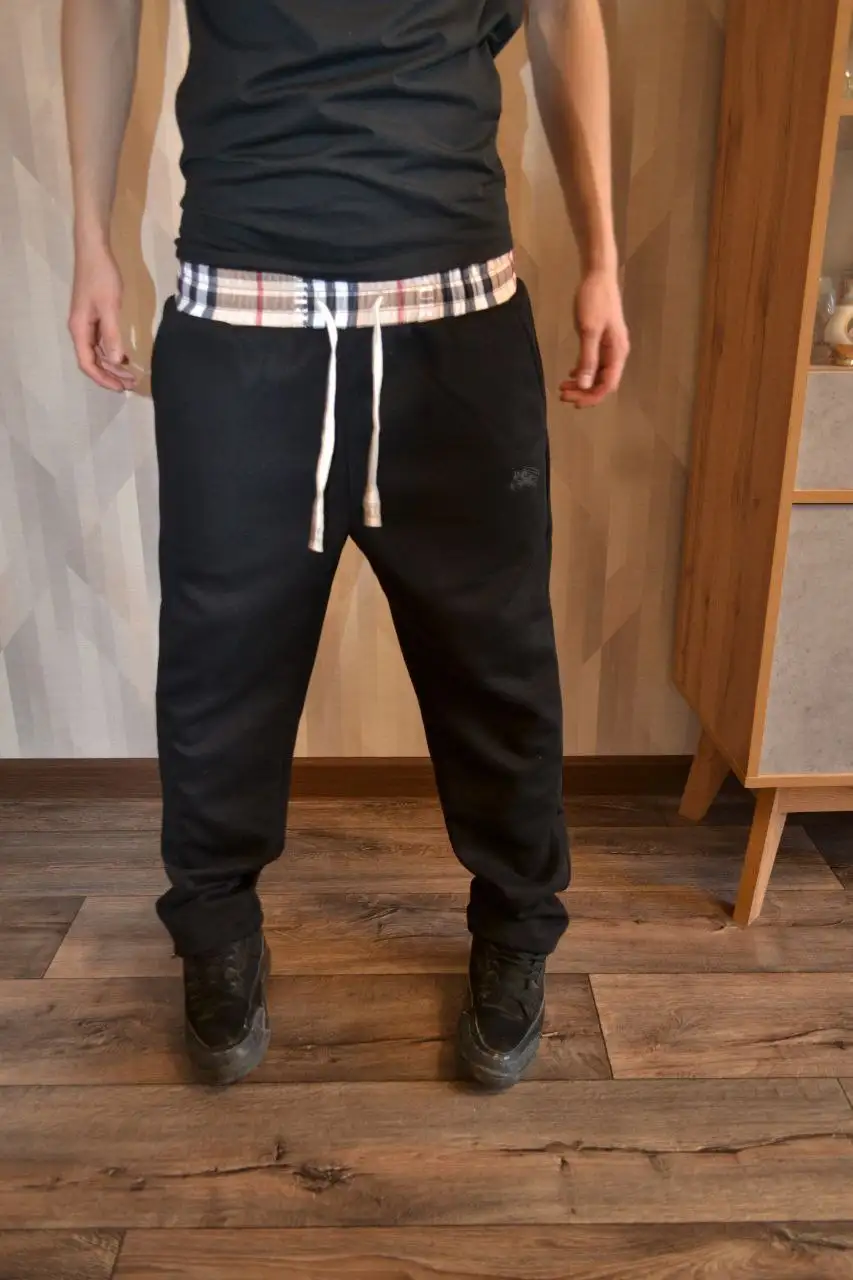 Штаны Burberry XXXL (56) с идеальной вышивкой логотипа - Одежда в Волгоград