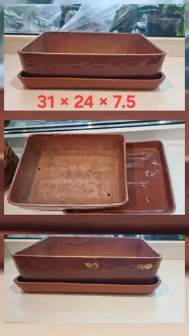 Керамический горшок для мини сада из кактусов - Часы в Волгоград