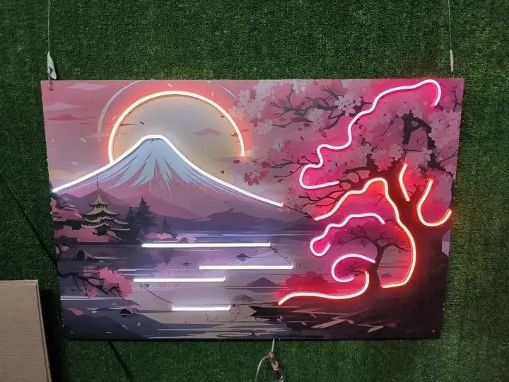 Продажа неоновой вывески с гарантией - Вывески и реклама (Барахолка) в Волжский