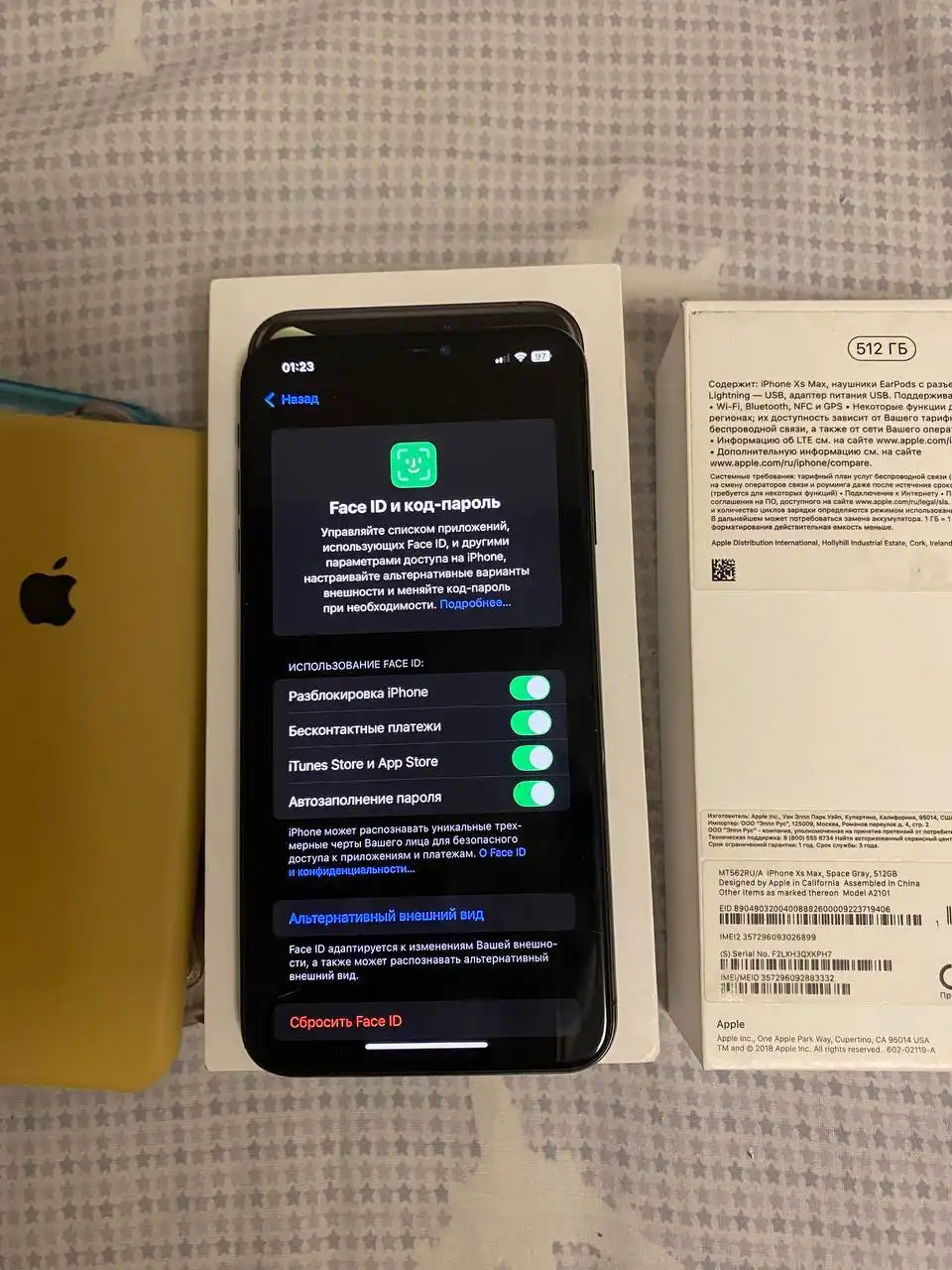 Продам айфон xs max на 512 gb