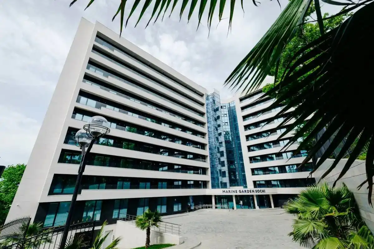 Новенький отель в Сочи