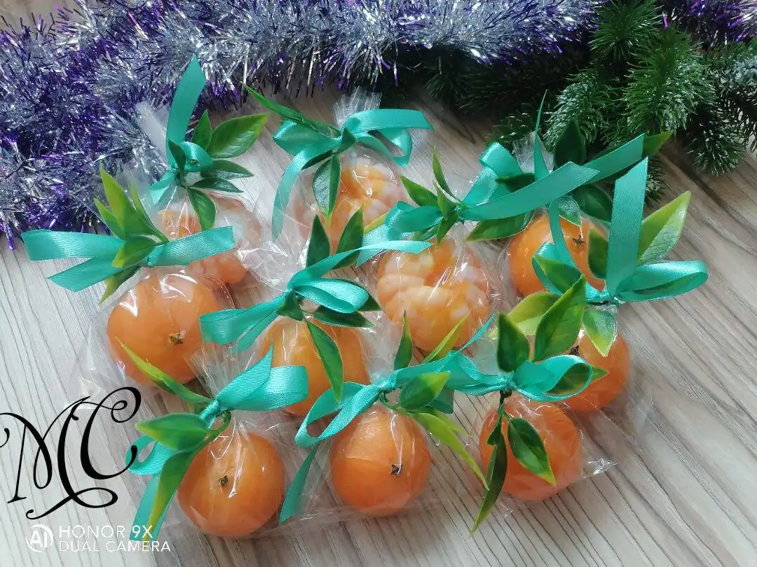 Мыльный мандарин - отличный презент на Новый год