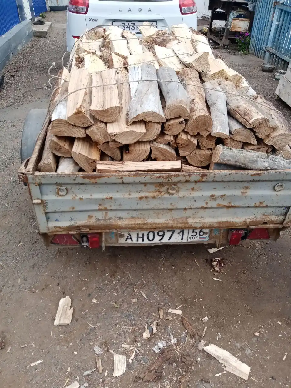 Продажа дров и прицепа автомобильного