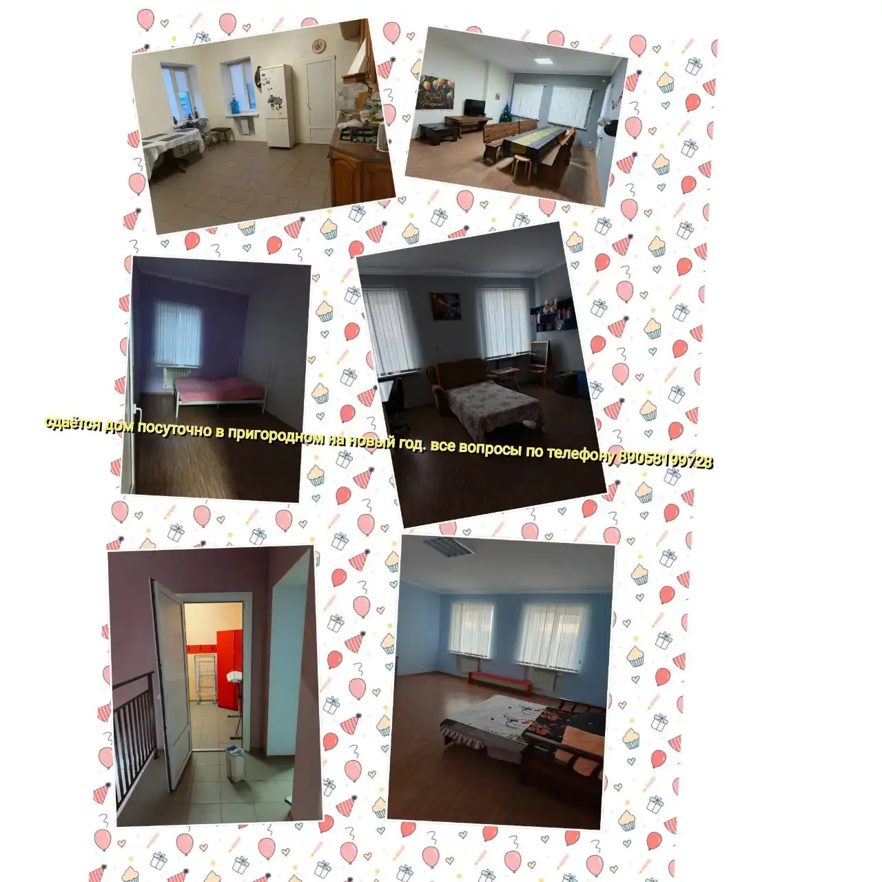 Сдача дома в пригородном районе на Новый год