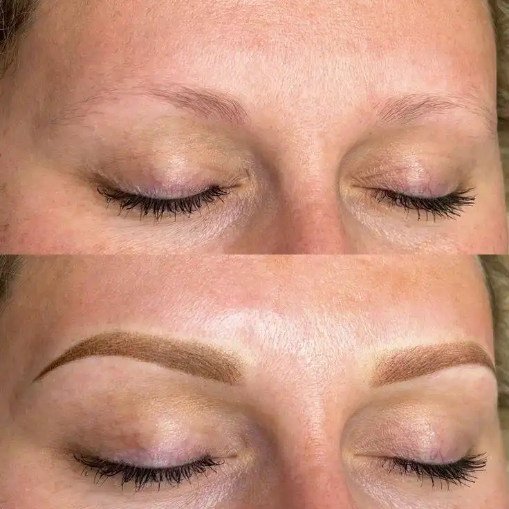 Модель на перманент бровей со сложными бровями - Перманентный макияж (Красота и здоровье) в Оренбург