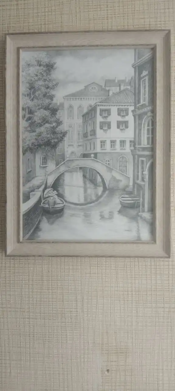 Картина Венеция карандаш на бумаге А4 - Картины (Хобби и отдых) в Оренбург