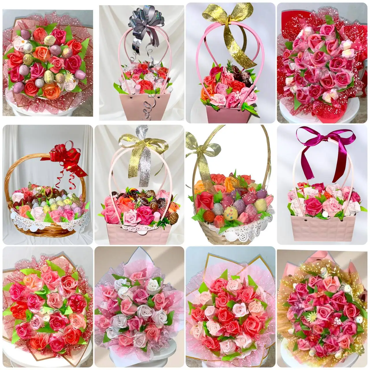 Букеты из зефирных цветов и клубника в шоколаде с доставкой - Кондитерские изделия (Хобби и отдых) в Оренбург