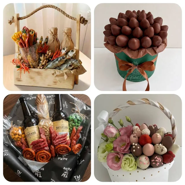 Съедобные букеты на 23 февраля и 8 марта - Хобби и отдых в Оренбург