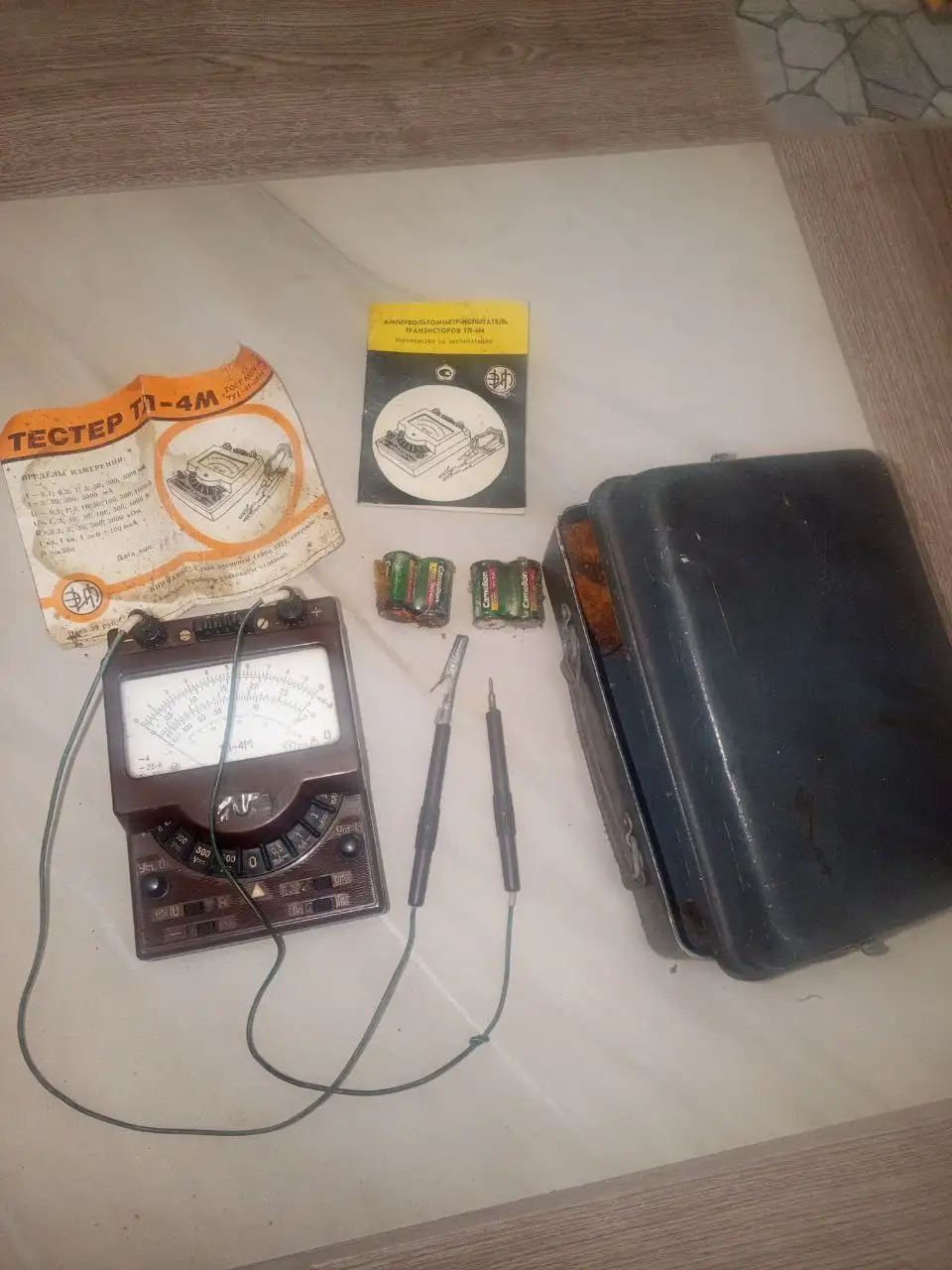 Тестер ТЛ-4М времен СССР с документами и кейсом - Измерительные приборы (Электроника) в Оренбург