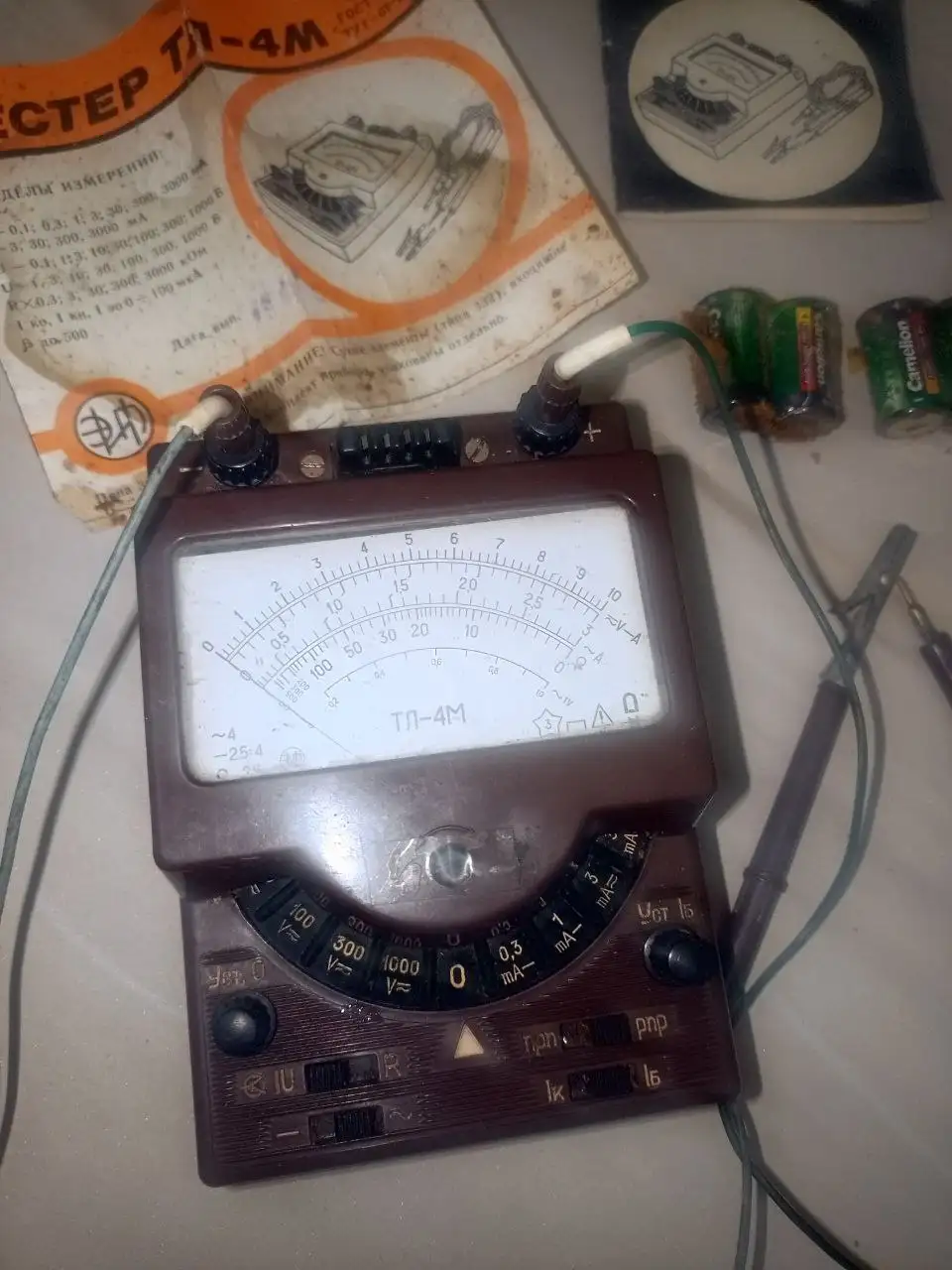 Тестер ТЛ-4М времен СССР с документами и кейсом - Измерительные приборы (Электроника) в Оренбург