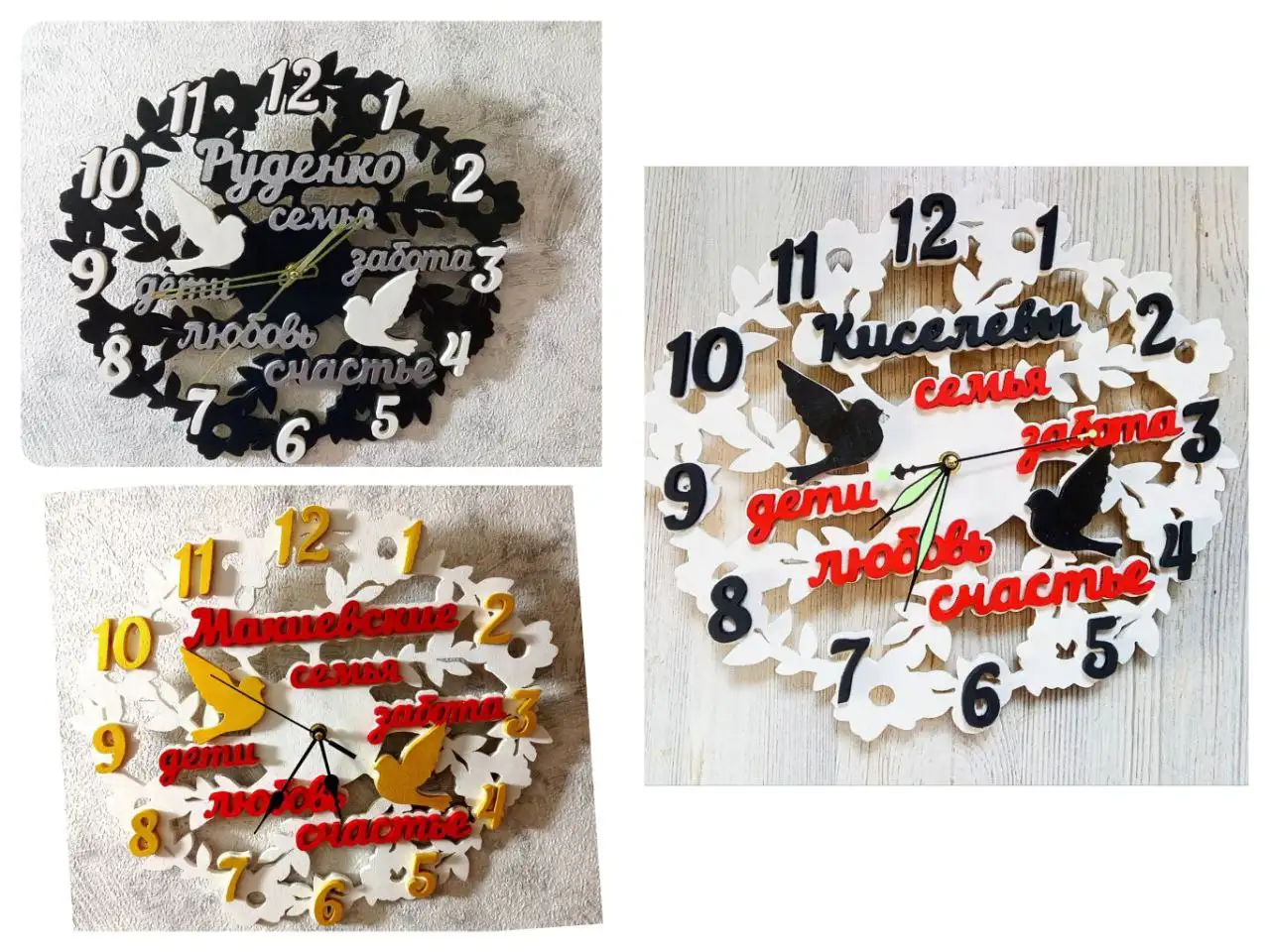 Роскошные настенные Фамильные часы из дерева - Барахолка в Оренбург