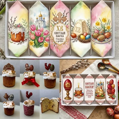 Предзаказ творожных куличей и пирожных к Пасхе - Выпечка в Оренбург