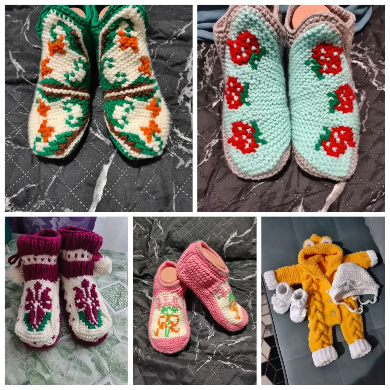 Вязаные носочки для взрослых и детей - Аксессуары (Одежда) в Оренбург