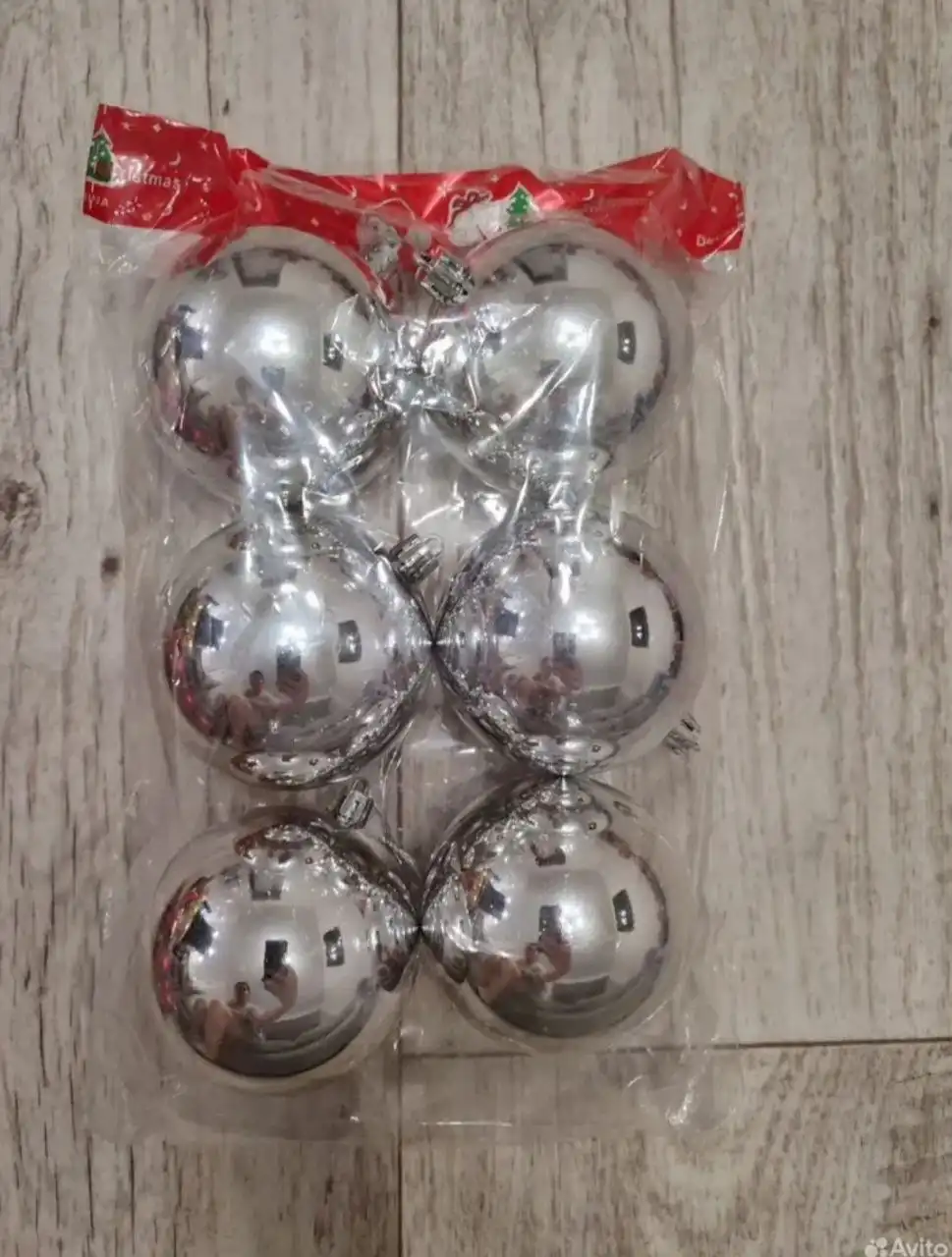Шары елочные диаметром 8 см