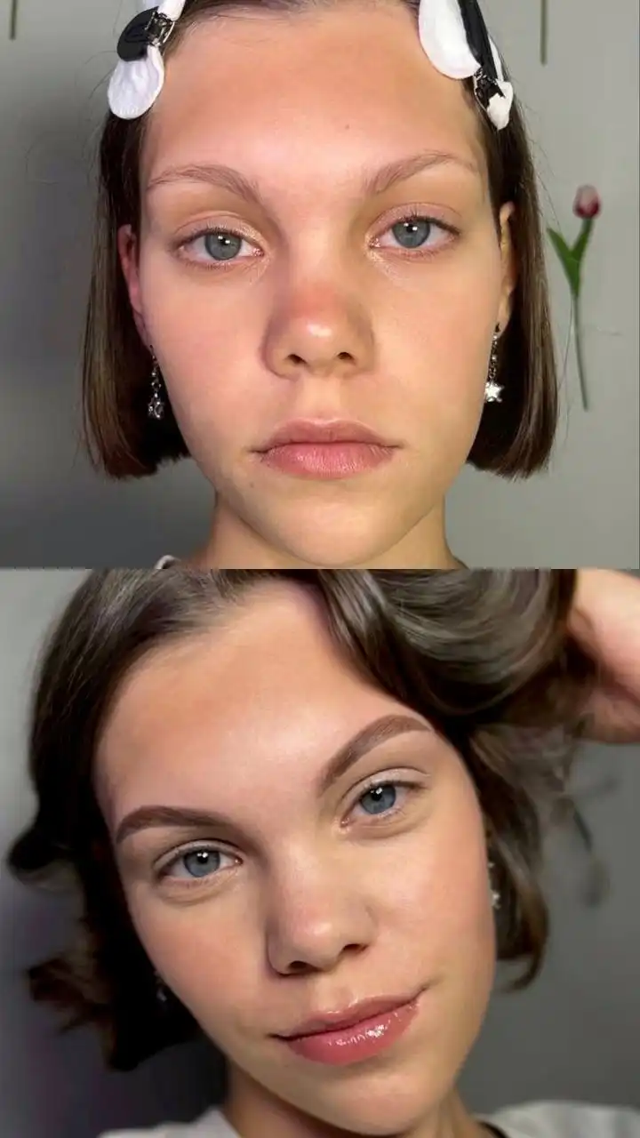 Оформление бровей со скидкой перед Новым годом