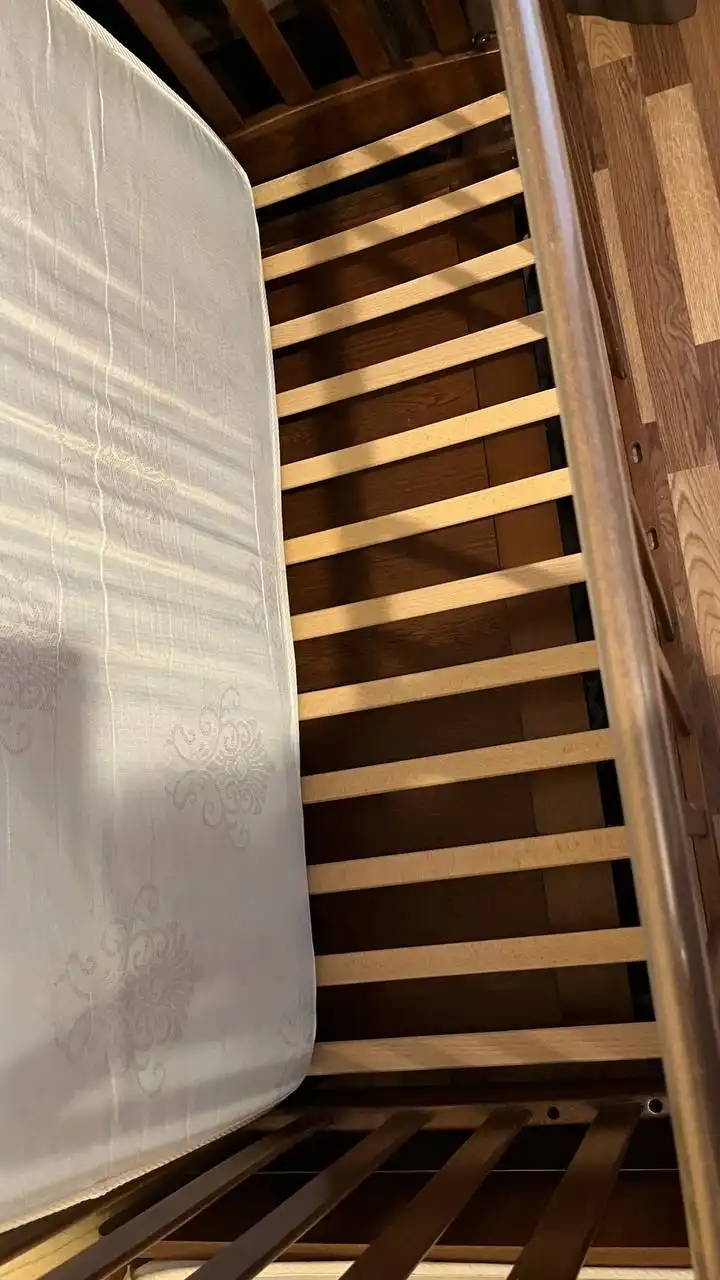 Кроватка для новорожденного с ортопедическим матрасом