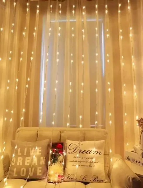 Гирлянда штора Водопад 3x3 белый теплый цвет - частное объявление в Заречный