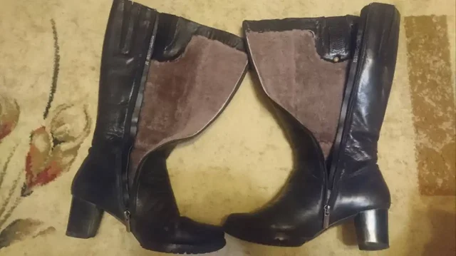 Сапоги зимние натуральная кожа на узкую икру, размер 37 - частное объявление в Заречный